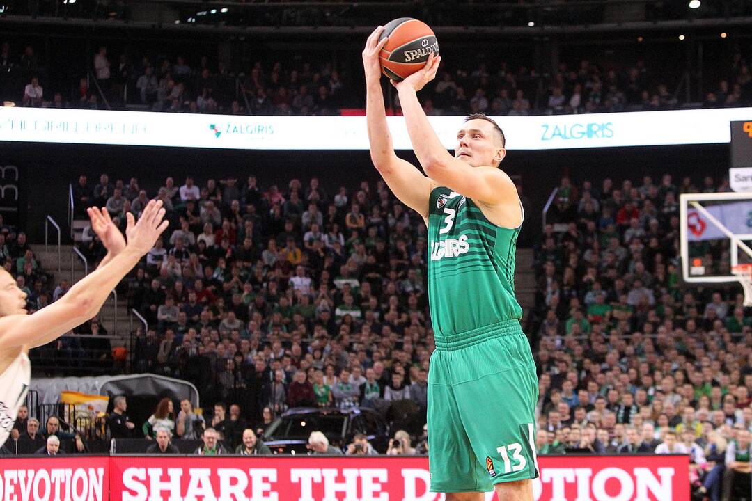 Eurolyga: „Žalgiris“ – „Panathinaikos“ 80:74