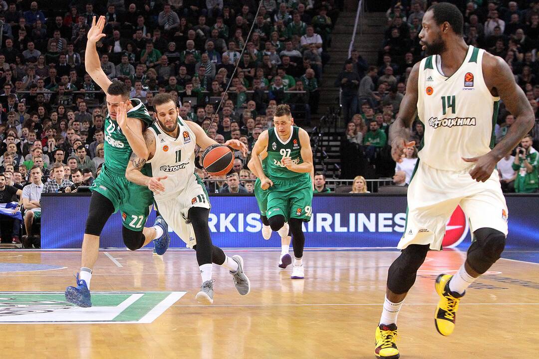 Eurolyga: „Žalgiris“ – „Panathinaikos“ 80:74