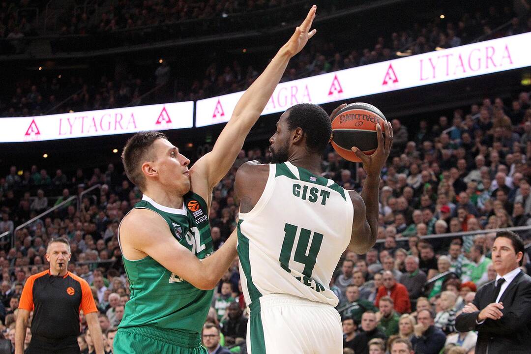 Eurolyga: „Žalgiris“ – „Panathinaikos“ 80:74