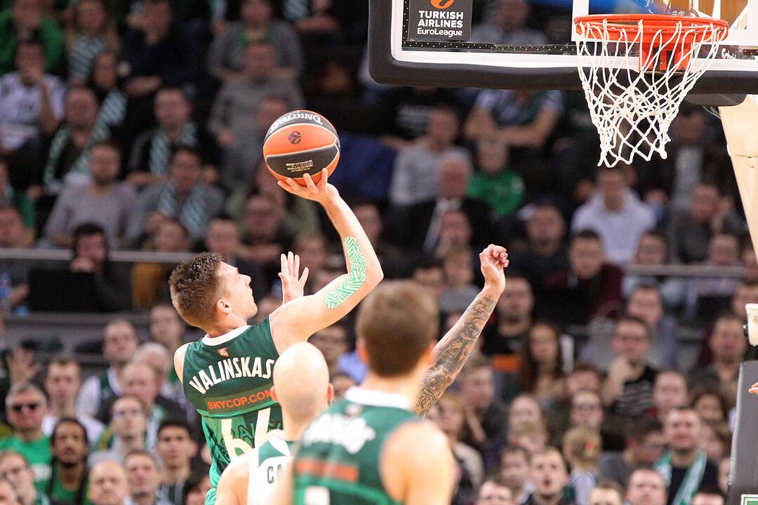 Eurolyga: „Žalgiris“ – „Panathinaikos“ 80:74