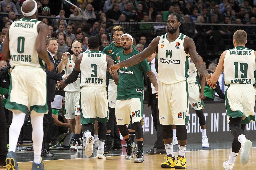 Eurolyga: „Žalgiris“ – „Panathinaikos“ 80:74