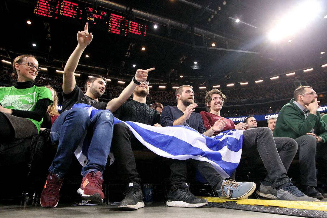 Eurolyga: „Žalgiris“ – „Panathinaikos“ 80:74