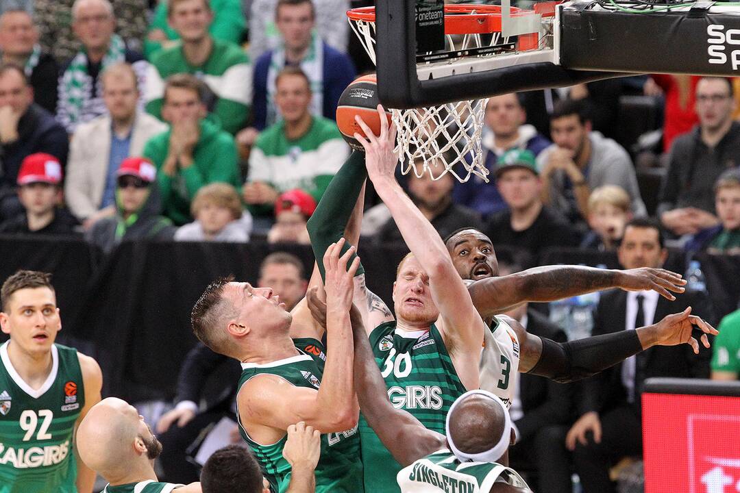 Eurolyga: „Žalgiris“ – „Panathinaikos“ 80:74