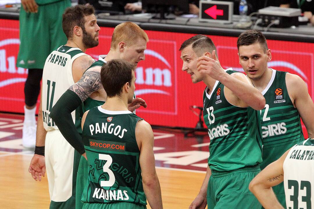 Eurolyga: „Žalgiris“ – „Panathinaikos“ 80:74