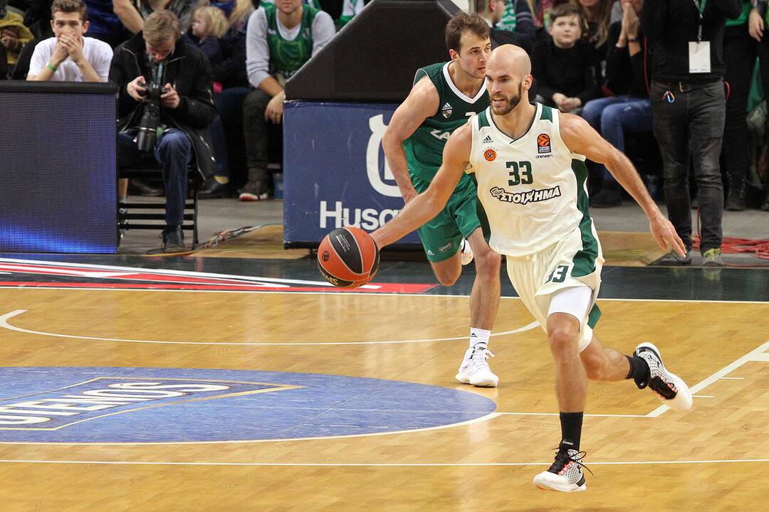 Eurolyga: „Žalgiris“ – „Panathinaikos“ 80:74