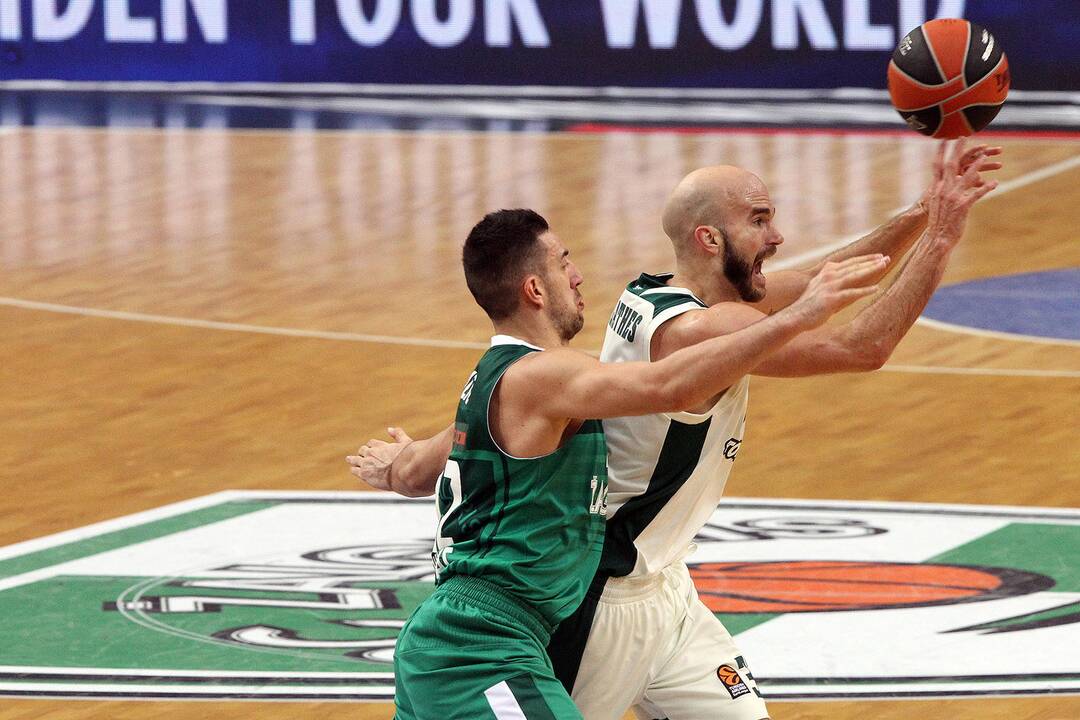 Eurolyga: „Žalgiris“ – „Panathinaikos“ 80:74