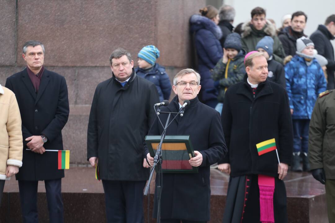 Gedimino pilies bokštui – nauja trispalvė