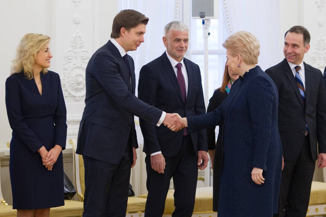 Naujoji Vyriausybė sukviesta į Prezidentūrą