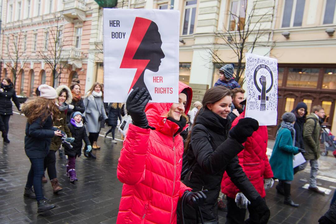 Vilniuje – eitynės prieš smurtą
