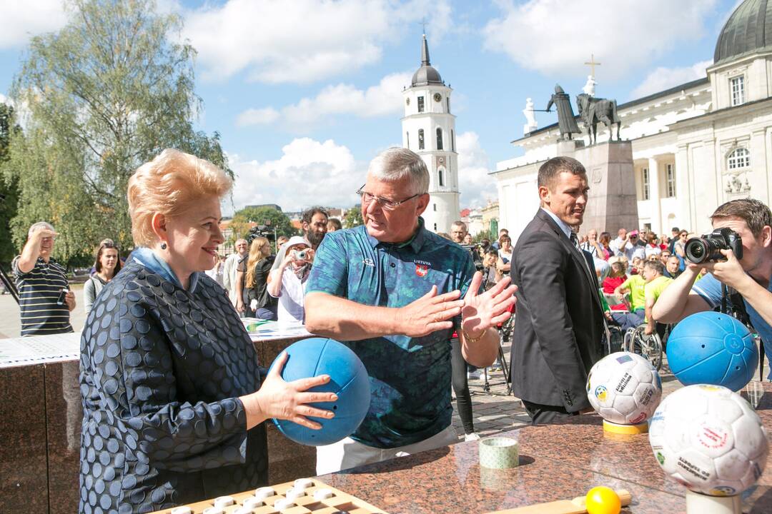 Parolimpiečių išlydėtuvės į Rio