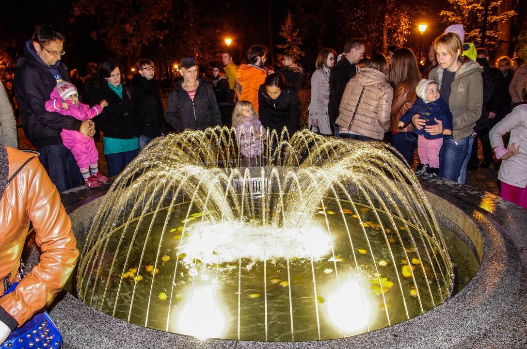 Šviesos festivalis Bernardinų sode