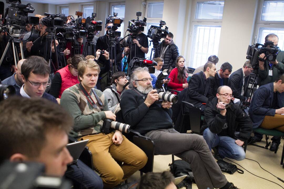 Ukrainos opozicijos atstovo D. Bulatovo spaudos konferencija