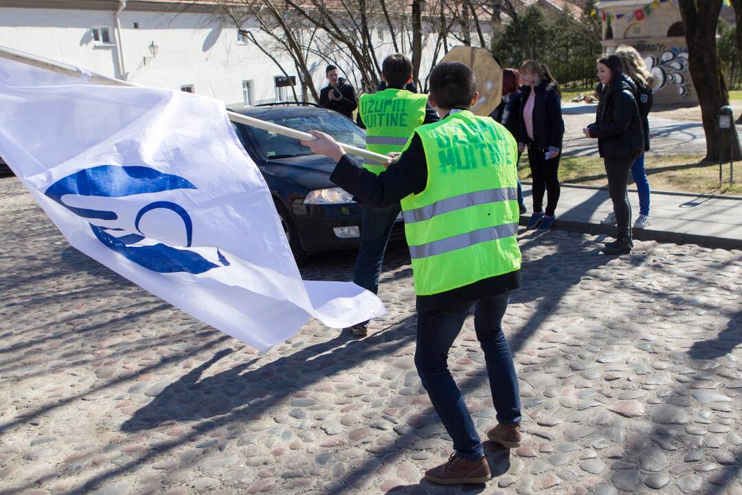 Užupis sun trenksmu mini 17-ąją „Nepriklausomybės“ dieną