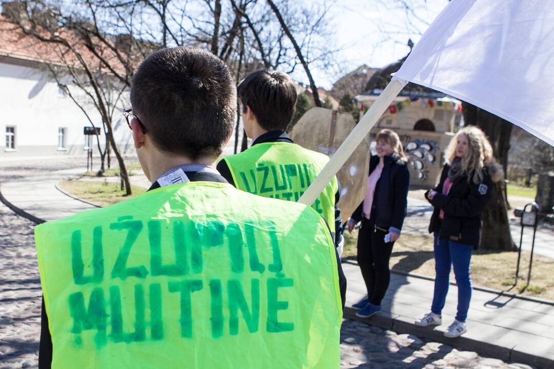 Užupis sun trenksmu mini 17-ąją „Nepriklausomybės“ dieną