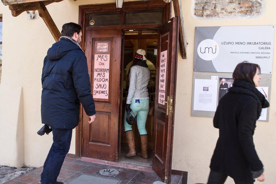 Užupis sun trenksmu mini 17-ąją „Nepriklausomybės“ dieną