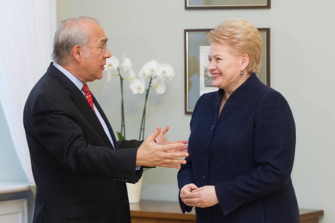 D. Grybauskaitės susitikimas su A. Gurria