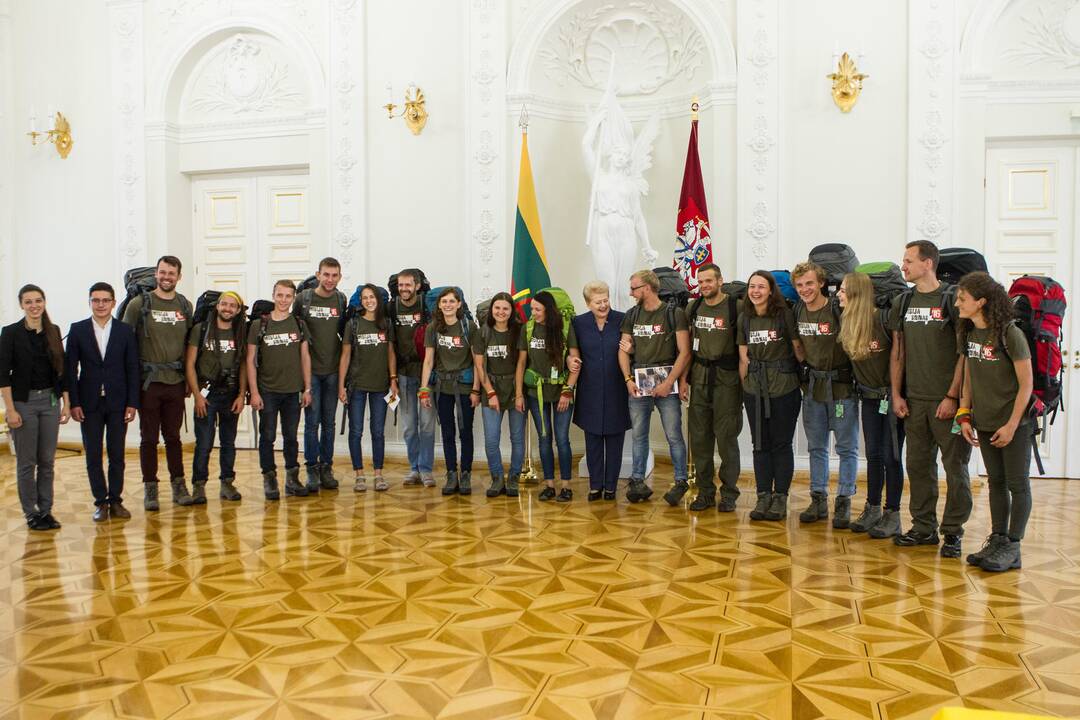 Prezidentė sutiko „Misijos Sibiras“ dalyvius
