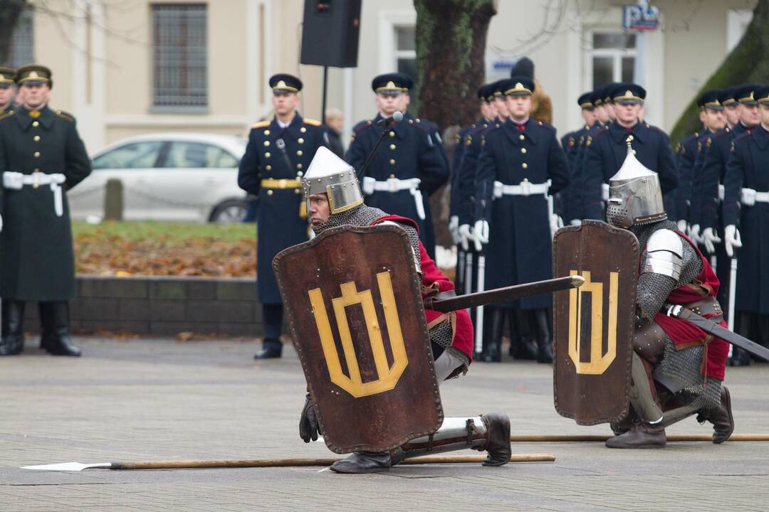 Garbės sargybos kuopos įkūrimo metinių minėjimas