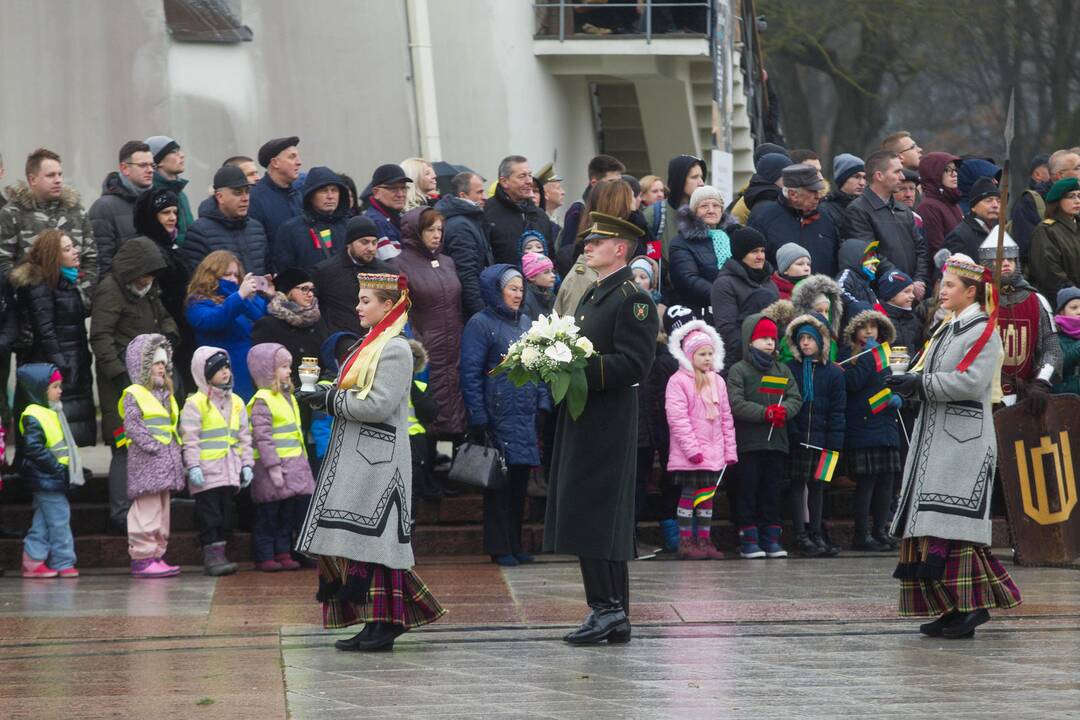 Iškilminga kariuomenės dienos rikiuotė Vilniuje