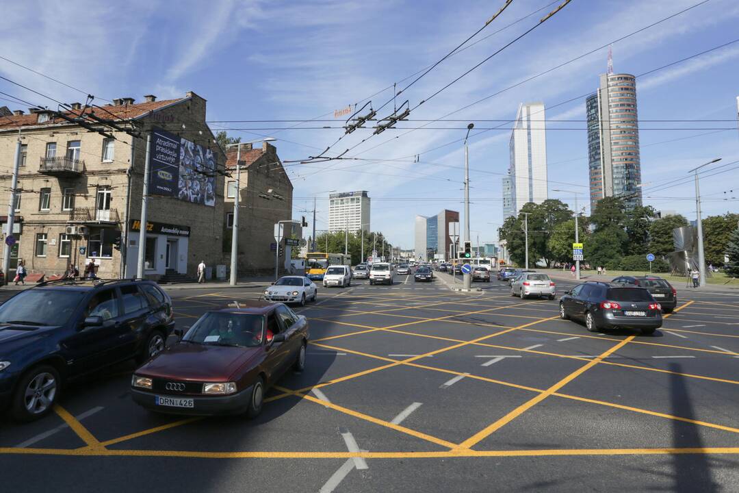 Naujas sankryžų ženklinimas sostinėje