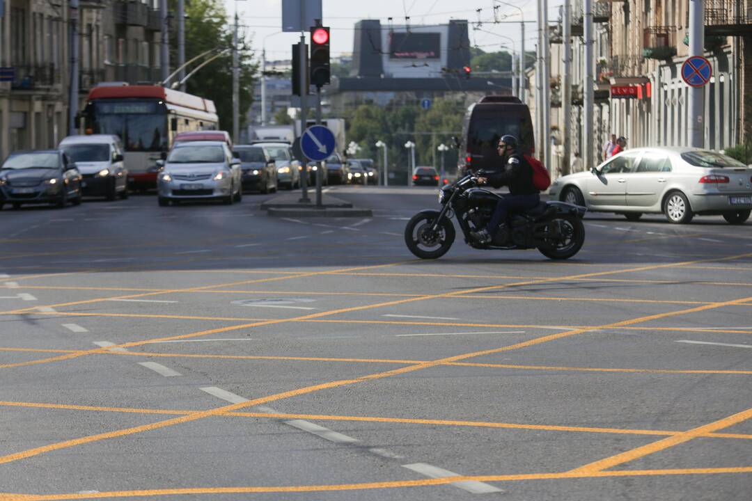 Naujas sankryžų ženklinimas sostinėje