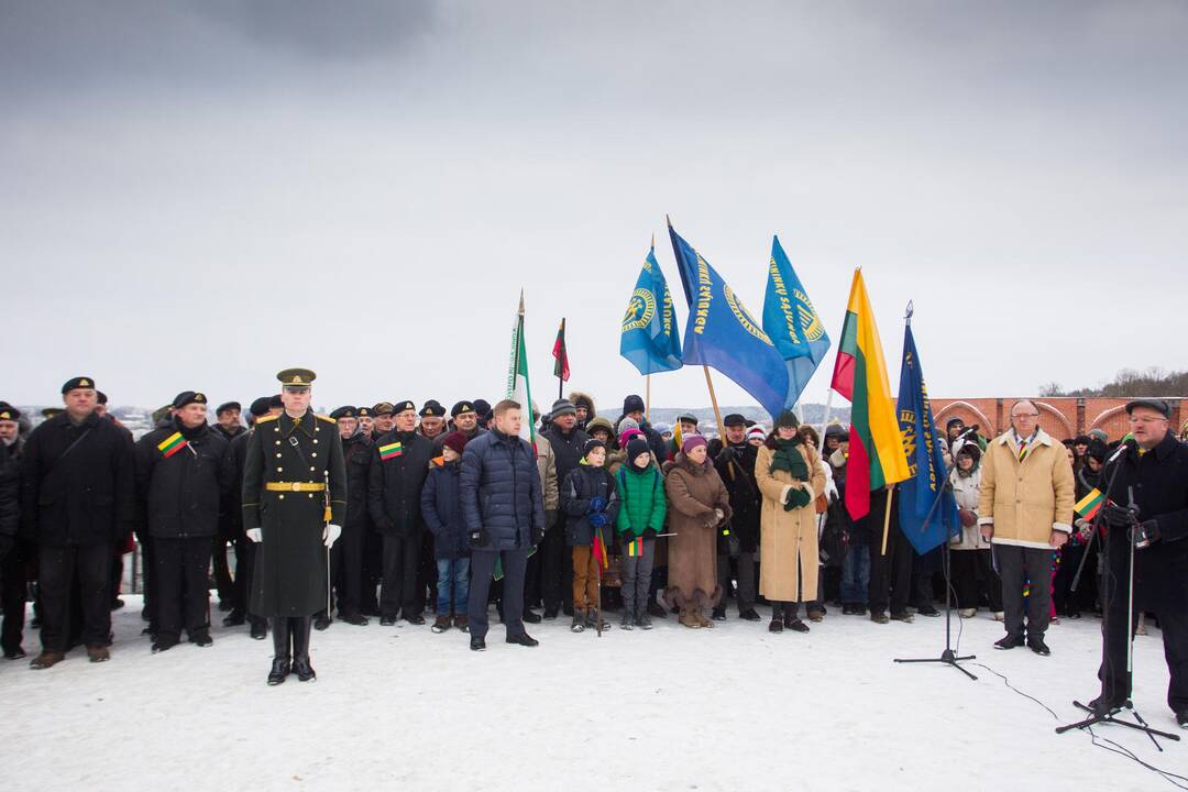 Iškilminga Lietuvos vėliavos pakėlimo ceremonija