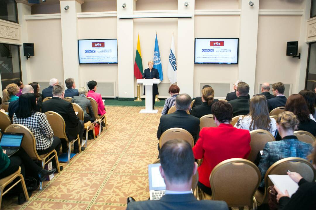 Prezidentūroje surengta ESBO ir JT konferencija