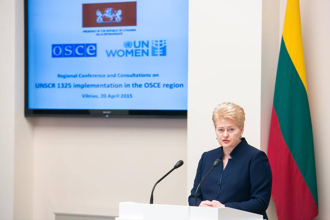 Prezidentūroje surengta ESBO ir JT konferencija