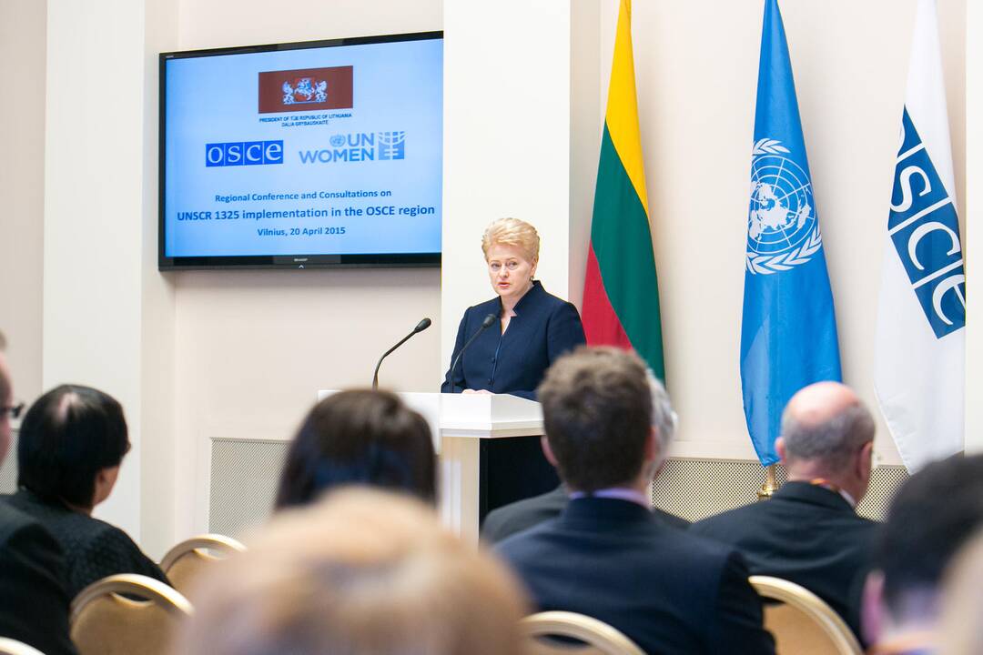 Prezidentūroje surengta ESBO ir JT konferencija
