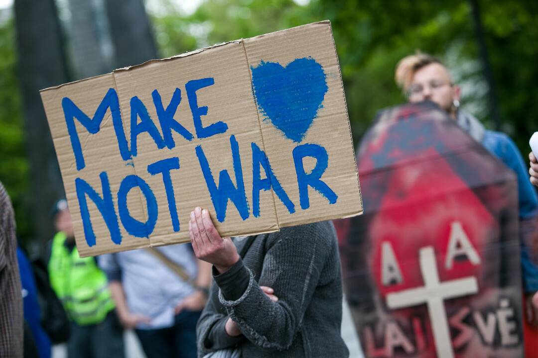 Nepritariančių šauktinių kariuomenės grąžinimui protestas