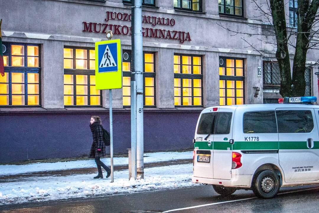 Gaisras J. Naujalio muzikos gimnazijoje