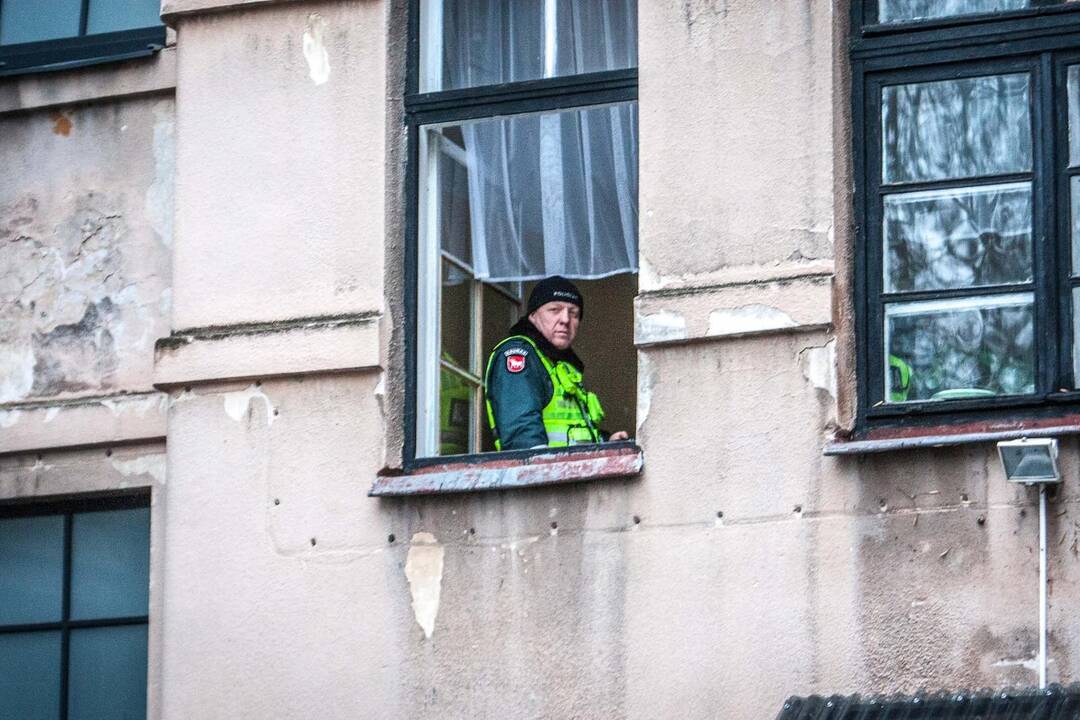 Gaisras J. Naujalio muzikos gimnazijoje