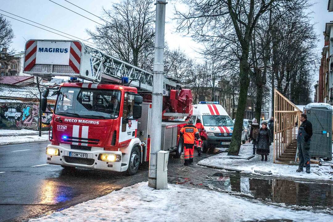 Gaisras J. Naujalio muzikos gimnazijoje