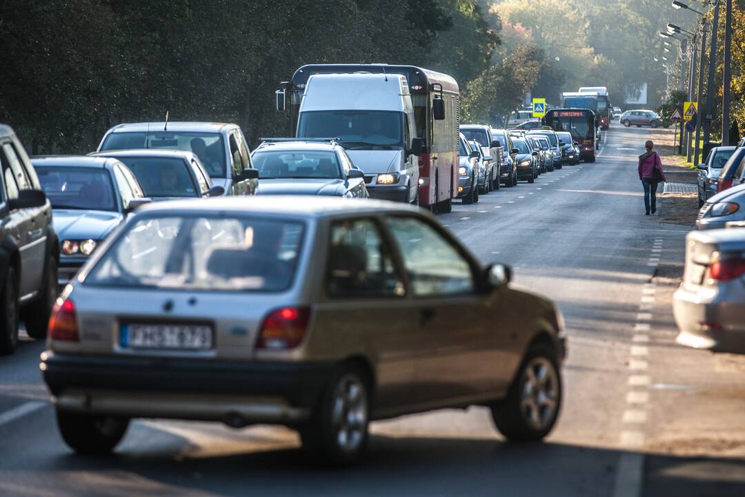 Spūstys uždarius A. Baranausko g.