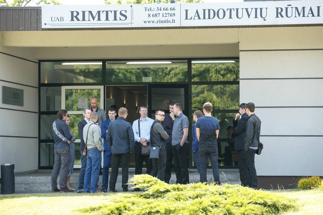 Nužudyto verslininko Aurimo Rapalio laidotuvės