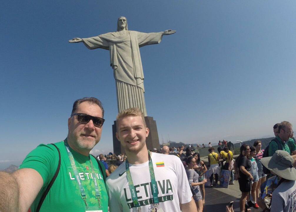 Arvydas Sabonis ir Domantas Sabonis