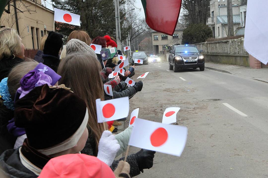 Japonijos premjero Šinzo Abės vizitas Kaune