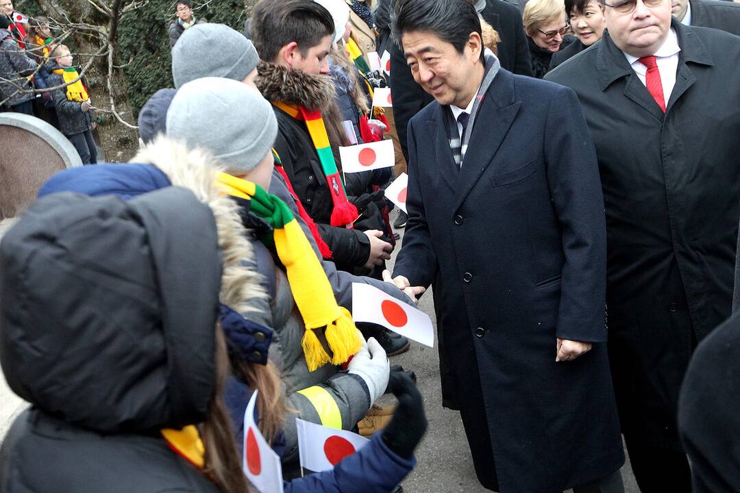 Japonijos premjero Šinzo Abės vizitas Kaune
