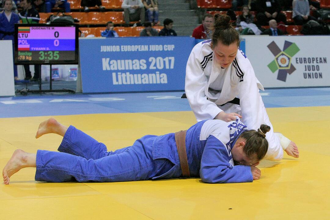 Europos jaunimo dziudo taurė. Sekmadienis