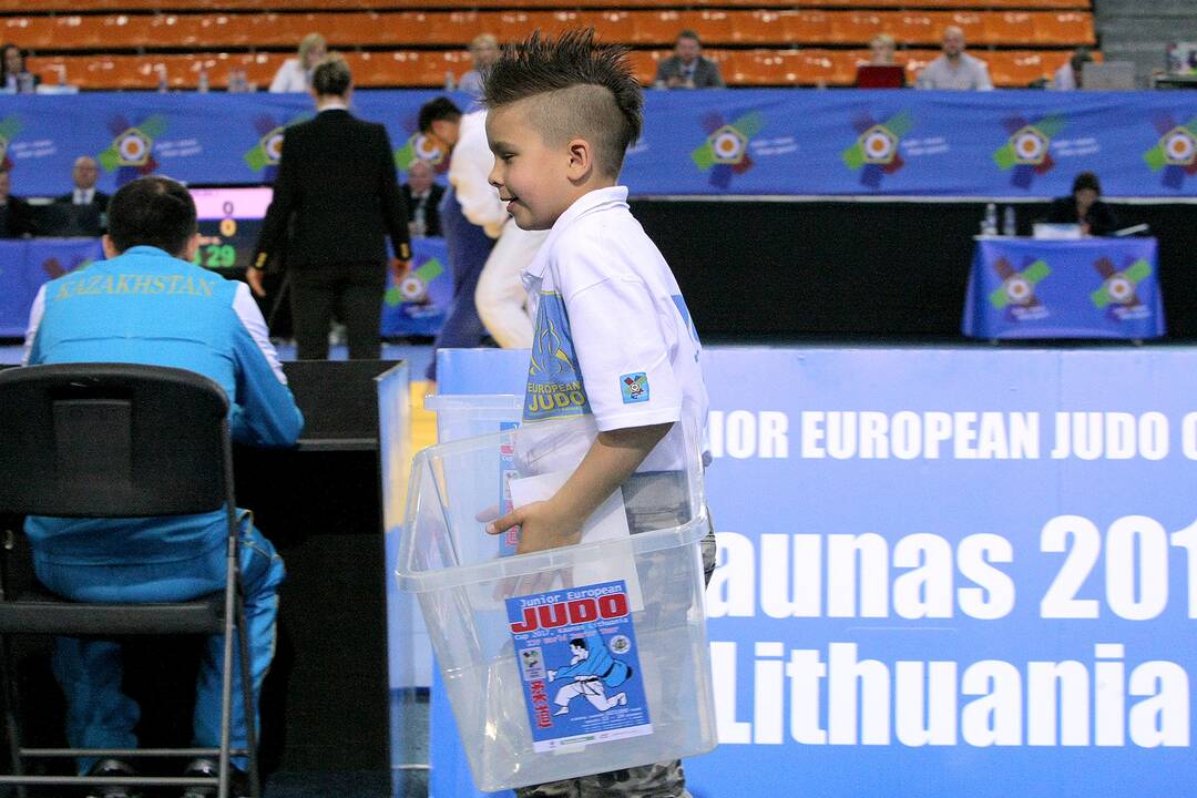 Europos jaunimo dziudo taurė. Sekmadienis