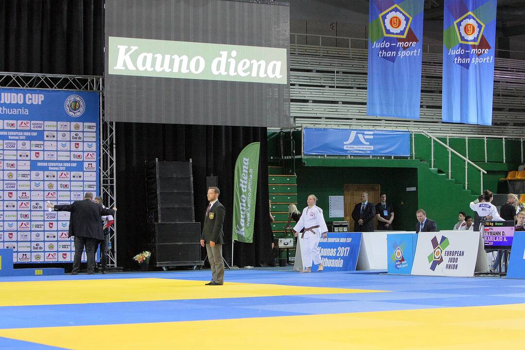Europos jaunimo dziudo taurė. Sekmadienis