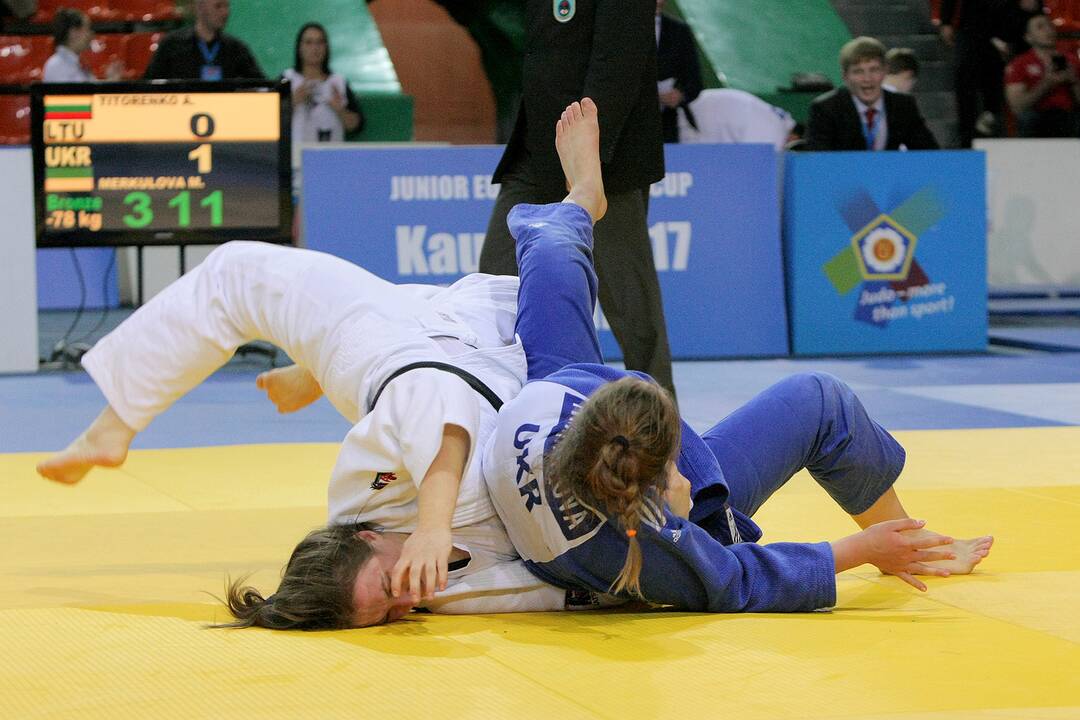 Europos jaunimo dziudo taurė. Sekmadienis
