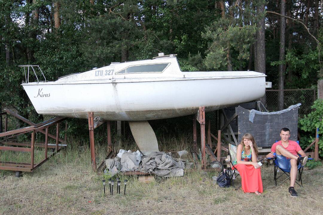 Laivų paradas Kauno mariose