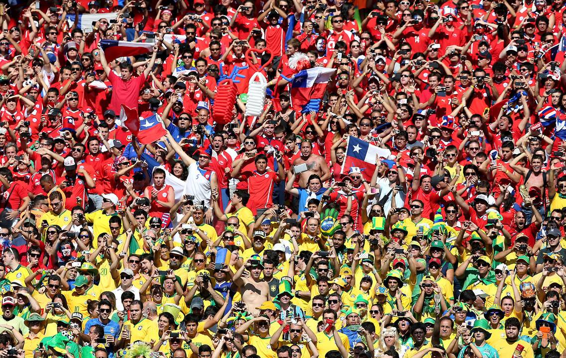 Pasaulio futbolo čempionatas: Brazilija - Čilė