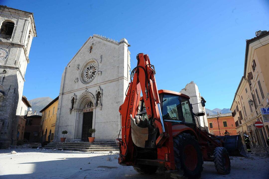 Italiją sukrėtė žemės drebėjimas