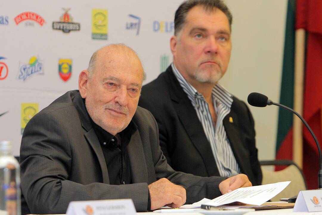 Lietuvos ir Izraelio krepšinio vadovų spaudos konferencija
