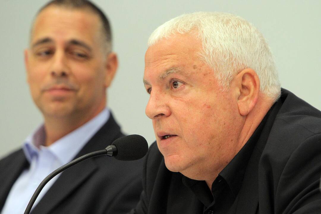 Lietuvos ir Izraelio krepšinio vadovų spaudos konferencija