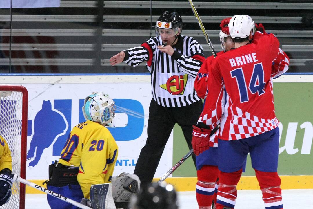Ledo ritulys: Rumunija – Kroatija 7:3