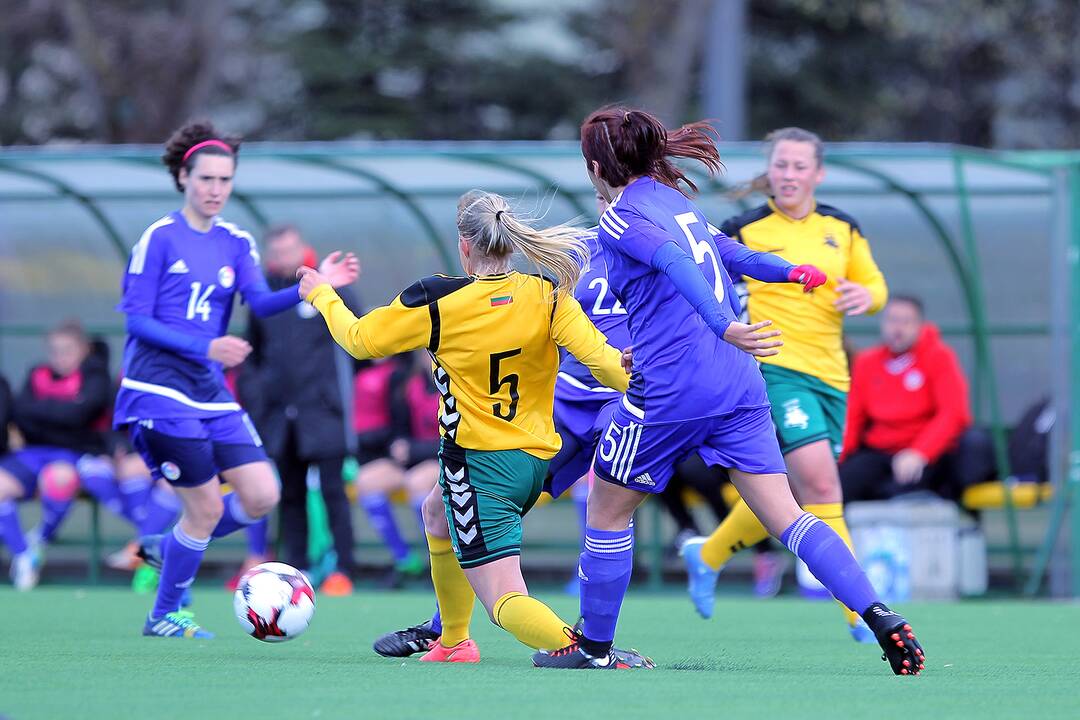 Moterų futbolas: Lietuva – Andora 2:0