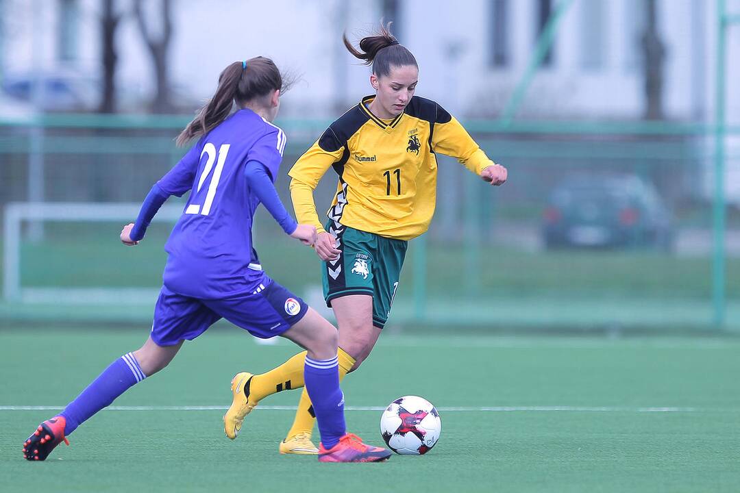 Moterų futbolas: Lietuva – Andora 2:0